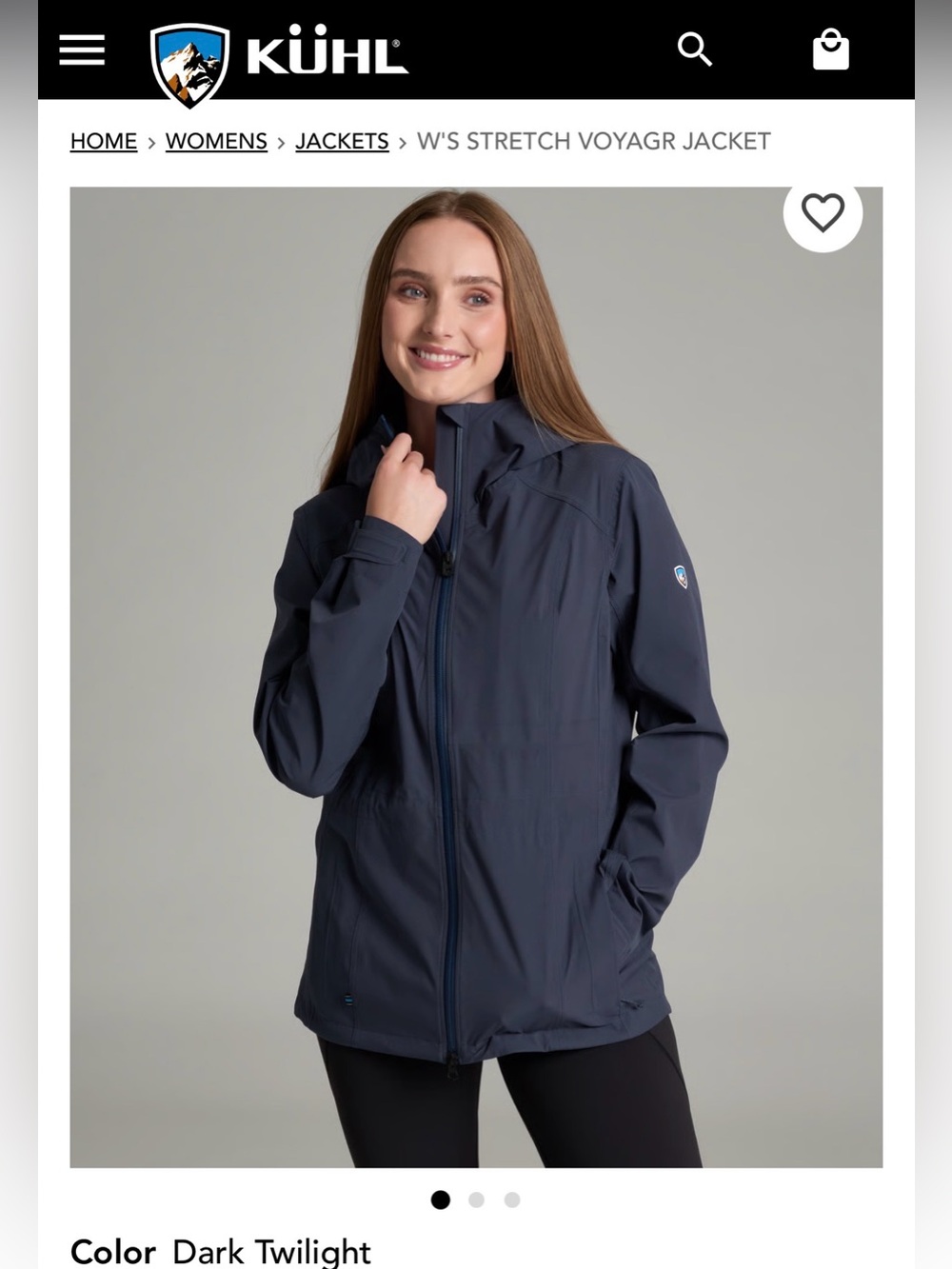 Kühl stretch voyagr rain jacket